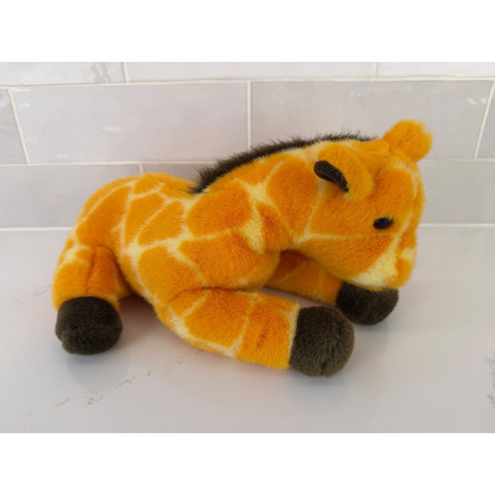 Ty Plush Beanie Buddy‎ Twigs Giraffe Orange Yellow Spotted 1998 Retired Animal